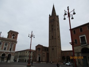 Piazza Saffi, the main square the Forli 